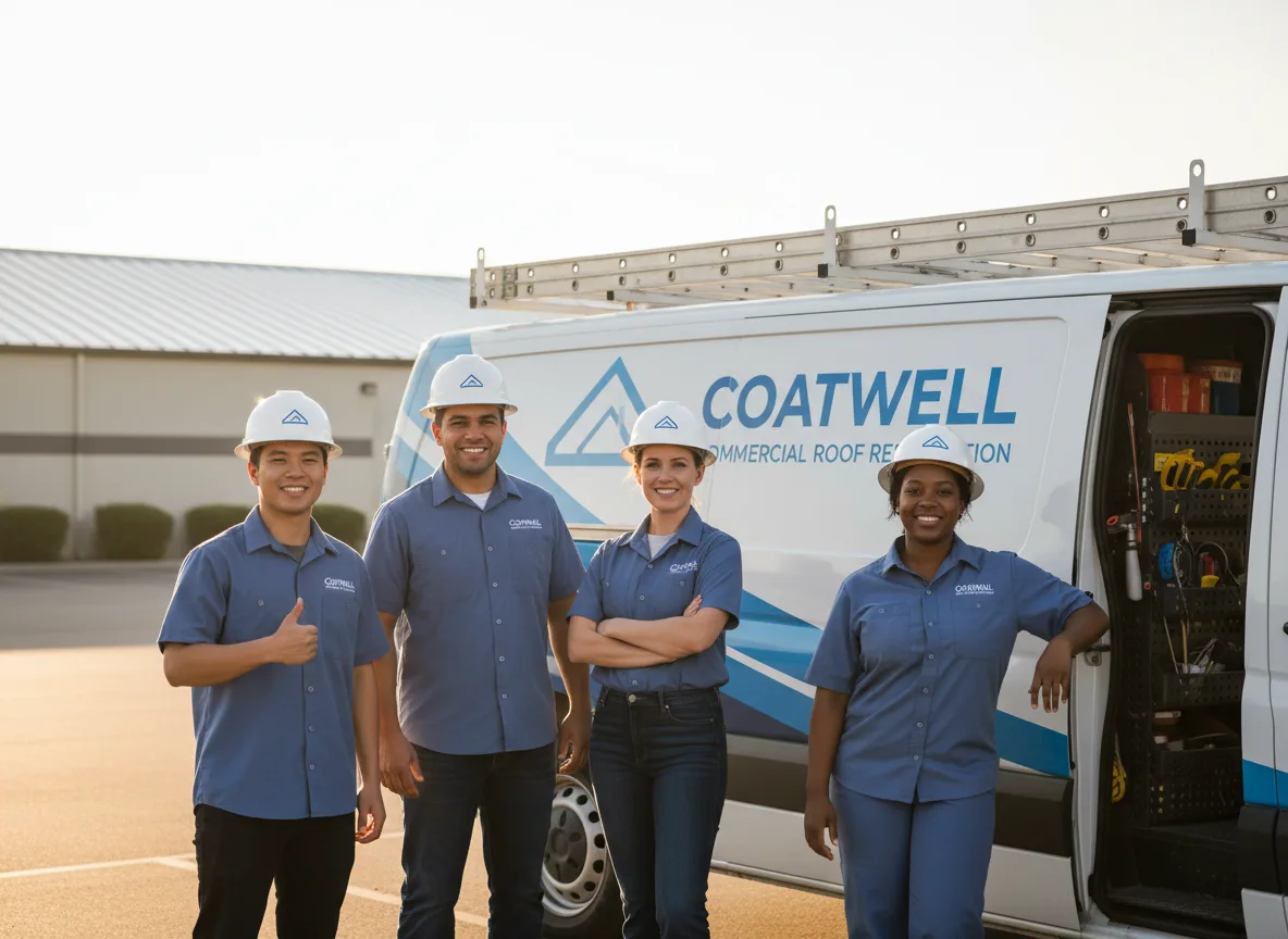 Commercial roof coating company in Barksdale, TX